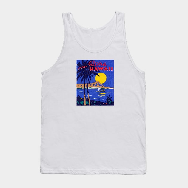 1930 Hawaiian Seascape Tank Top by historicimage